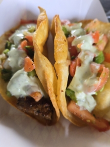 steak taco street style